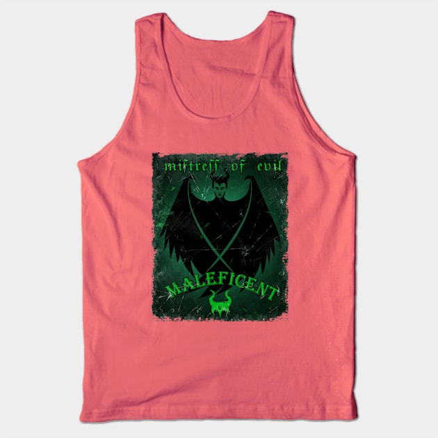 maleficent Tank Top by vender